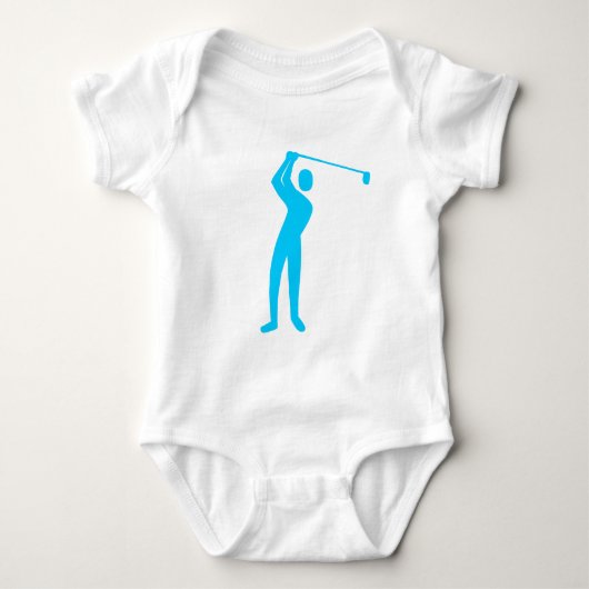 Golfing - Sky Blue Romper (Voorkant)