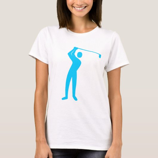 Golfing - Sky Blue T-shirt (Voorkant)