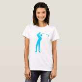 Golfing - Sky Blue T-shirt (Voorkant volledig)