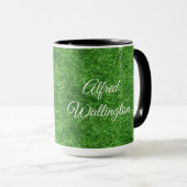 Golfing Sport golf ball and putter Personalize Mok (Voorkant rechts)