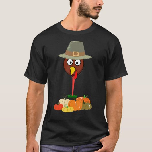 Golfing Thanksgiving Holiday Golf Ball 1 T-shirt (Voorkant)