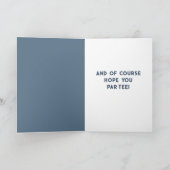 Golfing Themed Humor Funny Golfers Birthday Kaart (Binnen)