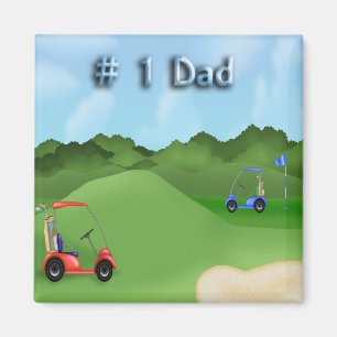 Golfing Vaderdag Magnet
