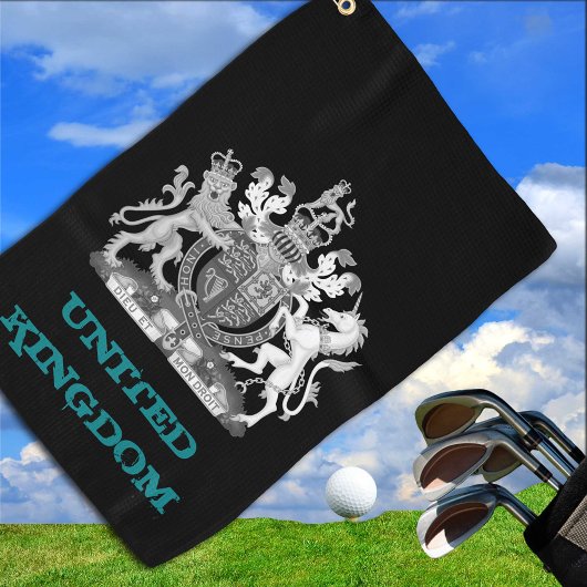 Golfing Verenigd Koninkrijk, Brits wapenschild/vla Golfhanddoek