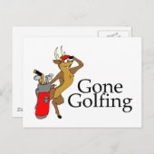 Golfingrendier Briefkaart (Voorkant / Achterkant)