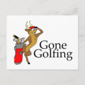 Golfingrendier Briefkaart (Voorkant)