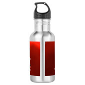 GOLFINSTRUCTEUR RODE RUBY MONOGRAM WATERFLES (Achterkant)
