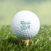 Golfinstructies Golfballen (Insitu Shirt)