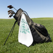 Golfinstructies Golfhanddoek (Groen)