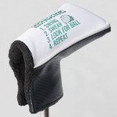 Golfinstructies Golfheadcover (3/4 voorkant)