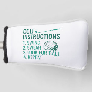 Golfinstructies Golfheadcover