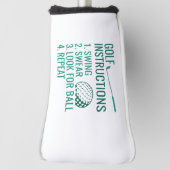 Golfinstructies Golfheadcover (Draai 90)