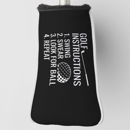 Golfinstructies Golfheadcover (Draai 90)