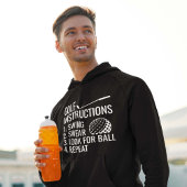 Golfinstructies Hoodie