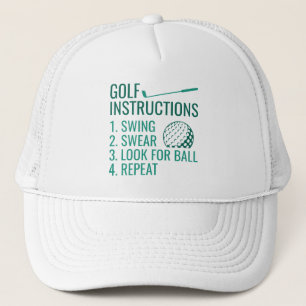 Golfinstructies Trucker Pet