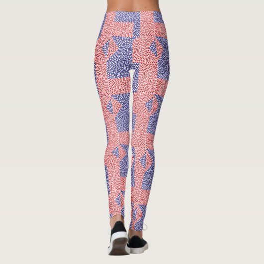 Golfinterferentie Leggings (Achterkant)
