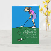 Golfkaart Kaart (Gele Bloem)