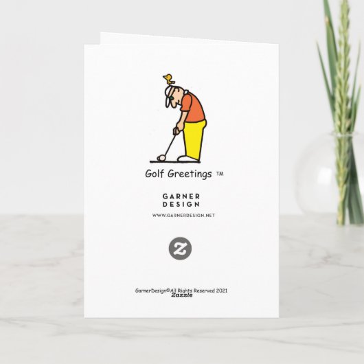 Golfkaart Kaart (Achterkant)