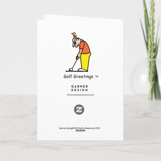 Golfkaart Kaart (Achterkant)