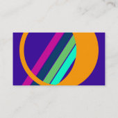 Golfkaart voor Visitekaartjes voor Golfgolfers (Achterkant)