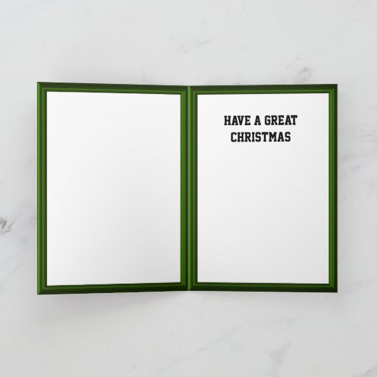 Golfkaarten, Keuze van clubs Feestdagen Kaart (Binnen)