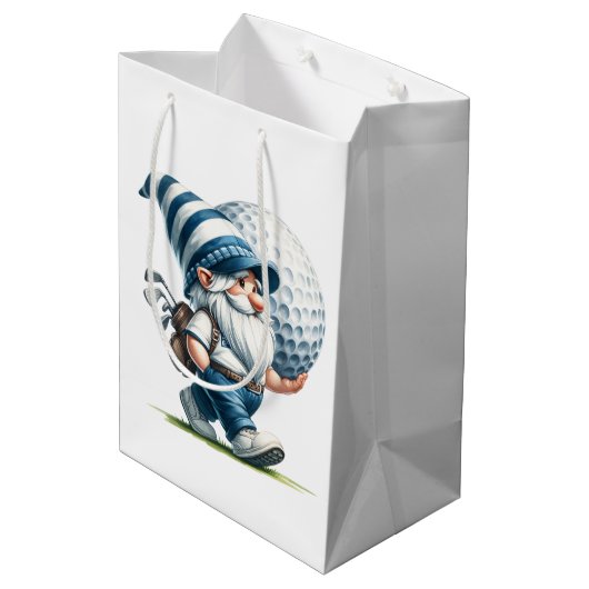golfkabouter medium cadeauzakje (Achterkant Gekanteld)