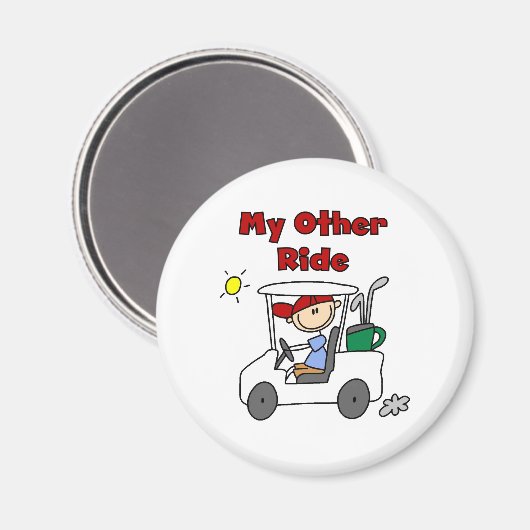 Golfkar Andere rit Magneet (Voorkant / Achterkant)