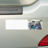 Golfkar-Bumperstickers Bumpersticker (Op auto)