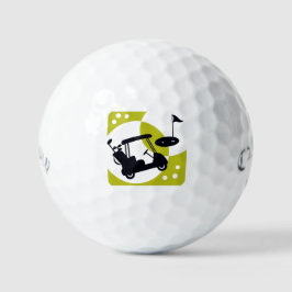 Golfkar, clubs, & greens golfballen
