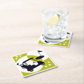 Golfkar, clubs, & greens kartonnen onderzetters (Insitu)