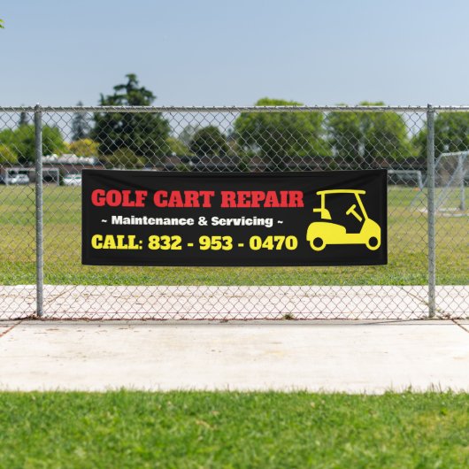 Golfkar Custom Repair Banner (Insitu)