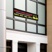 Golfkar Custom Repair Banner (Buitenkant Gebouw)