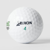 Golfkar en initiële maatwerk M Golfballen (Logo)