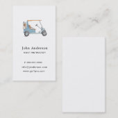 Golfkar en tas Golf pro of instructeur Visitekaartje (Voorkant / Achterkant)