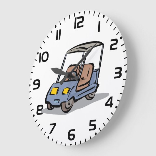 Golfkar Fun Sport Voertuig Grote Klok (Hoek)