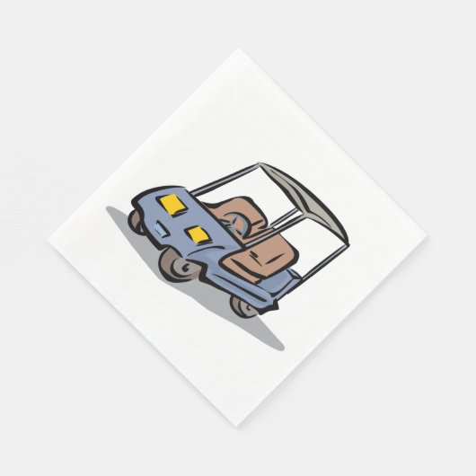 Golfkar Fun Sport Voertuig Servet (Hoek)