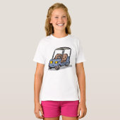 Golfkar Fun Sport Voertuig T-shirt (Voorkant volledig)