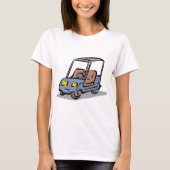 Golfkar Fun Sport Voertuig T-shirt (Voorkant)