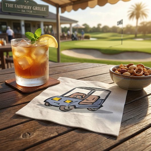 Golfkar Fun Sportvoertuig Servet