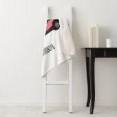 Golfkar / golfbuggy cartoon illustratie sherpa deken (In situ)