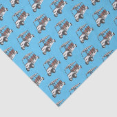 Golfkar / golfbuggy cartoon illustratie tissuepapier (Detail)