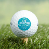 Golfkar - Golfer 01 Naam Azure Mark Golfballen (Insitu Shirt)