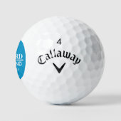 Golfkar > Golfer Blauwe Markering Golfballen (Logo)