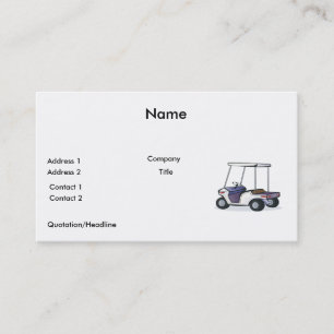 golfkar grafisch visitekaartje