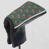 Golfkar Kerstboom Golf Liefhebber Cadeau Golfheadcover (3/4 voorkant)