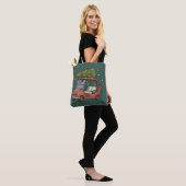 Golfkar Kerstboom Golf Liefhebber Cadeau Tote Bag (Op model)