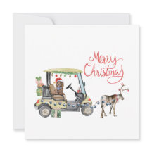 Golfkar Kerstmis