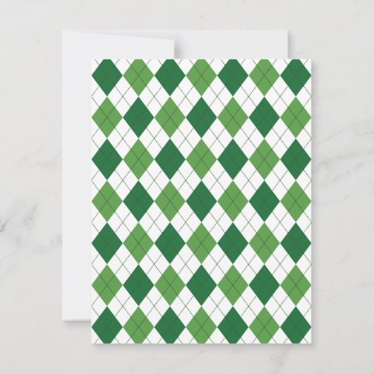 Golfkar Kids Verjaardag Party Uitnodigingen (Achterkant)