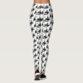 Golfkar Leggings (Achterkant)