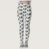 Golfkar Leggings (Voorkant)